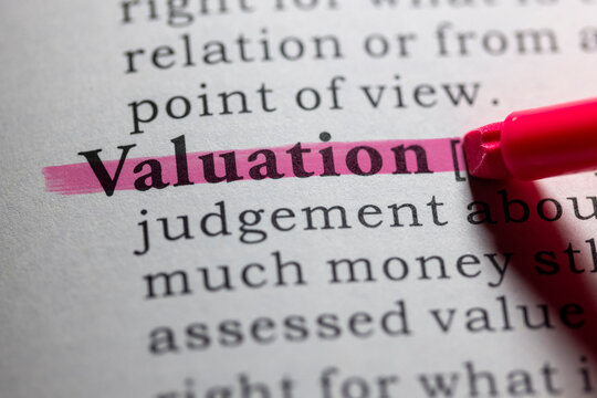 Dictionary Definition Of Valuation