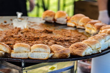 Pav Bhaji Being Cooked and Sold at a Street Vendor’s Stall