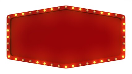 Frame and color light on white background. 3d rendering © parinja