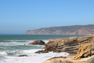 Fototapeta na wymiar Praia da Aguda, Portugal