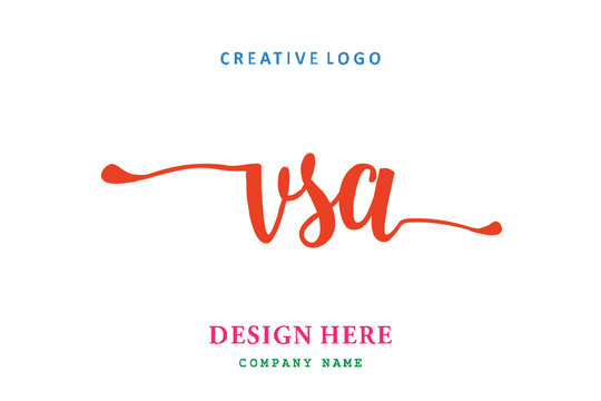 VSA lettering logo is simple, easy to understand and authoritative
