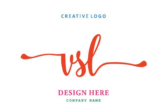 VSL lettering logo is simple, easy to understand and authoritative