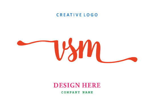 VSM lettering logo is simple, easy to understand and authoritative