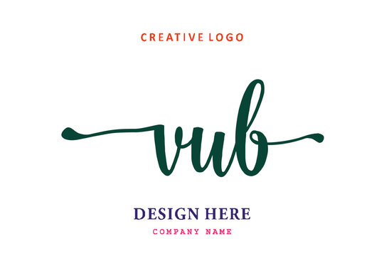 VUB lettering logo is simple, easy to understand and authoritative