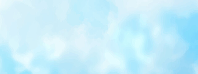 Aquarelle painted paper textured canvas for vintage design, invitation card, template.  雪と氷の水面イメージテクスチャ2・パノラマサイズ