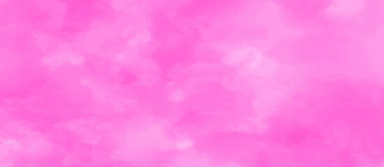 Hand painted pink watercolor on paper. powder cloud against white background. Subtle light pastel color ink effect shades gradient on textured paper. 