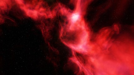 Universe filled with stars, nebula and galaxy