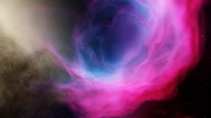 Universe filled with stars, nebula and galaxy