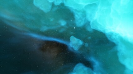 Fototapeta premium Universe filled with stars, nebula and galaxy