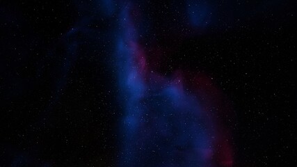 Universe filled with stars, nebula and galaxy