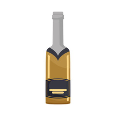 gray champagne bottle