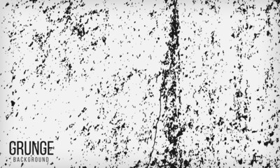 Abstract black and white grunge surface texture background. Dust overlay distress grain concept.