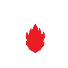 Fire flame  icon vector illustration design