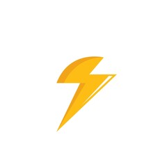 flash thunder bolt illustration vector icon concept design