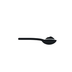 one spoon of sugar sign icon vector illustration design