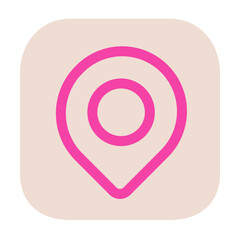 icon pin location Cherry blossoms theme