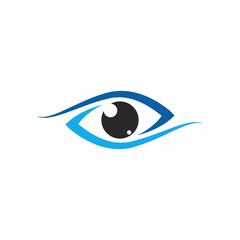 eye logo icon design template vector