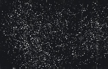 Distressed overlay texture of rusted peeled metal.Grunge Black And White Urban Texture. Dark Messy Dust Overlay Distress Background.