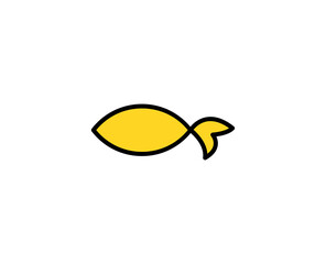 Fish premium line icon. Simple high quality pictogram. Modern outline style icons. Stroke vector illustration on a white background. 