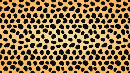 Seamless cheetah skin pattern vector illustration. Animal skin pattern. Jaguar spot pattern, leopard skin pattern, cougar skin vector. For any graphic design use, wallpaper, fabric or textile, and rug