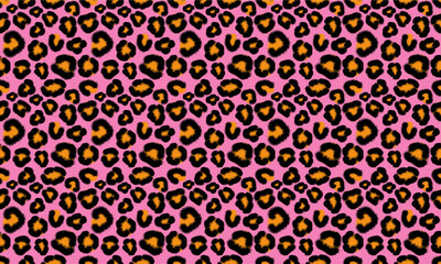 Seamless leopard skin vector pattern. Seamless jaguar, cheetah, cougars skin vector. Animal print. Perfect for fabric, wallpaper, wrapping paper, textiles, fashion, Interior, backdrop and home design.