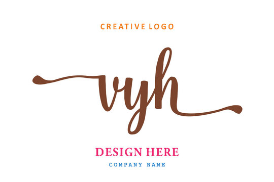 VYH lettering logo is simple, easy to understand and authoritative