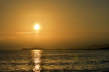 夕暮れの茅ヶ崎漁港