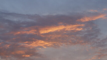 clouds in the sunset