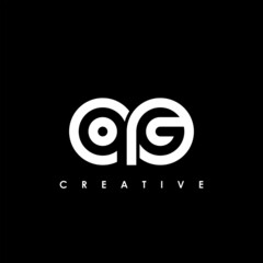 QG Letter Initial Logo Design Template Vector Illustration