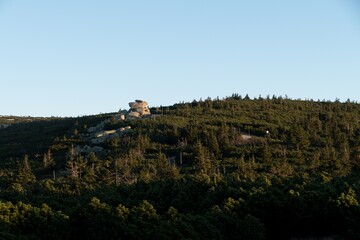 Fototapeta na wymiar landscape od czech highest mountains krkonose