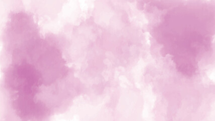 Violet ink and watercolor textures on white paper background. Dry and wet brush stroke effects. Hand drawn painting. Watercolor background.