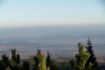 landscape od czech highest mountains krkonose