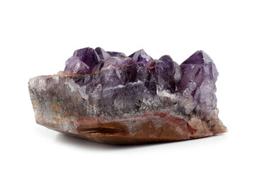 Amethyst isolated on white