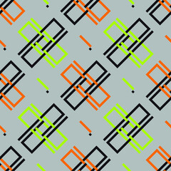 Colorful abstract vector seamless pattern background tile for creative design
