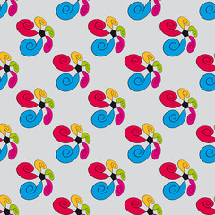 Colorful seamless pattern  background tile