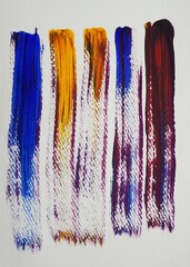 hand painted original impressionism brush stroke painting abstract oil color background for design