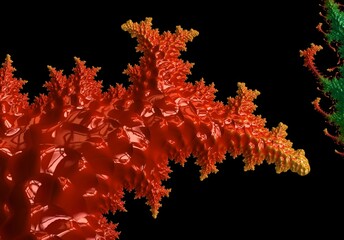 Abstract coral background