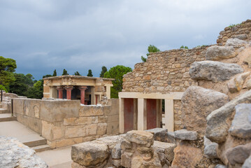 Fototapeta na wymiar Minoan Palace of Knossos