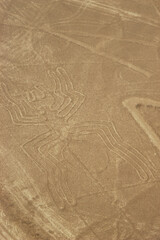 Drawings, Nazca lines ( lineas de nazca ) in the desert of nazca - Peru. High quality photo