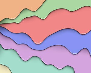 Abstract liquid multicolor background 