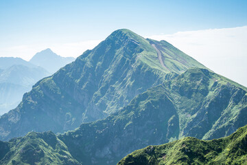 Mountain in Sochi.  Mountain Stone Pillar 
