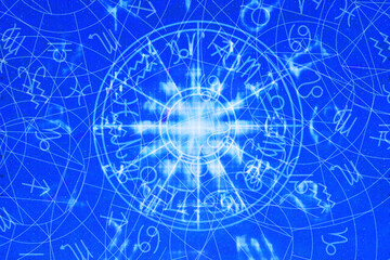 Astrology Horoscope Pattern Texture Background , Graphic Design