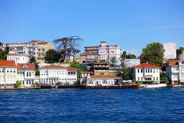 Fototapeta na wymiar Bosphurus waterway in Istanbul, Turkey