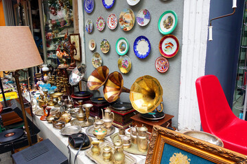 Antique store in Istanbul, Turkey