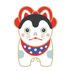 犬張り子　年賀状　年賀状素材　縁起物
