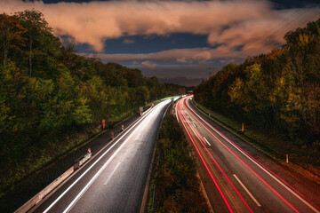 AUTOROUTE DE NUIT