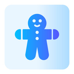 gingerbread man icon