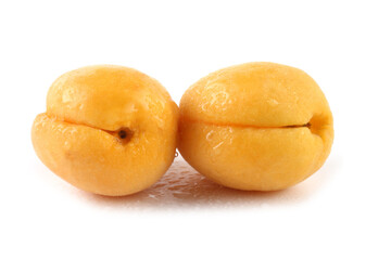 Two apricots