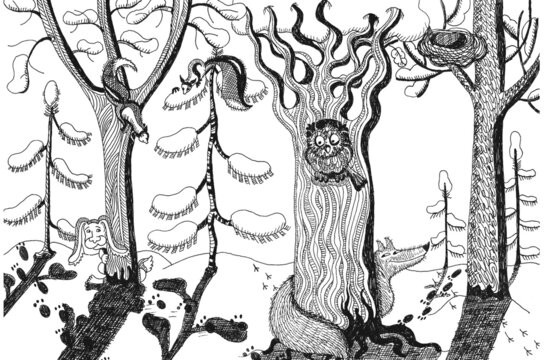 tree in the woods
