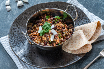 Vegan blackeye bean curry